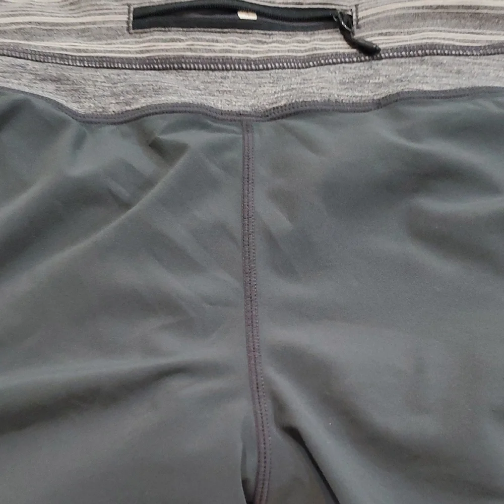 lululemon athletica Black Shorts with Heather Gray Waistband - Picture 5 of 11